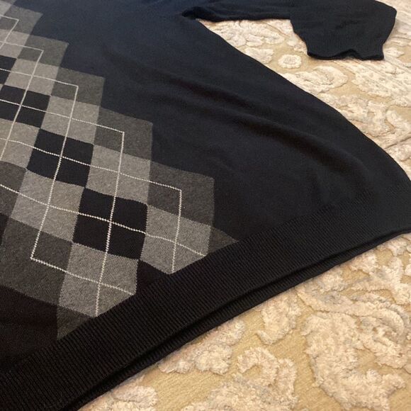 Claiborne Black Mens Sweater - Picture 5 of 12